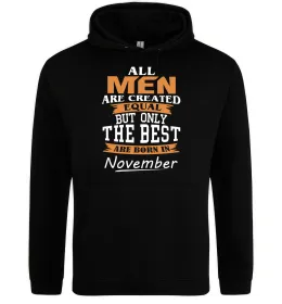 Мужская толстовка (худи) Birthday king Черный фото