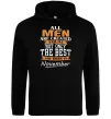 Мужская толстовка (худи) The best are born in November Черный фото