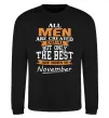 Світшот The best are born in November Чорний фото