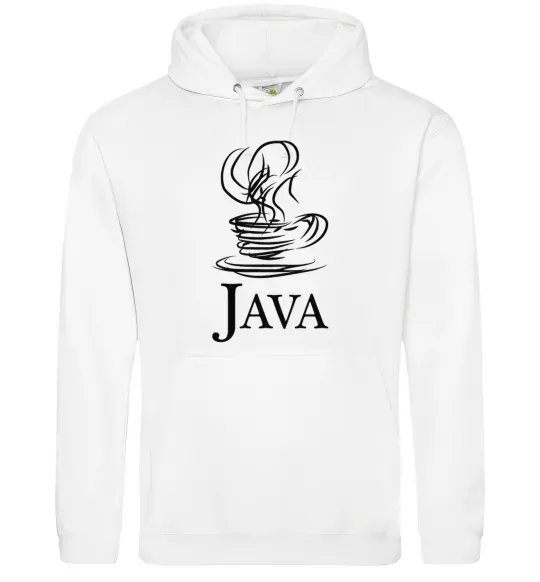 Женская толстовка (худи) Java Белый фото