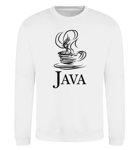 Свитшот Java Белый фото