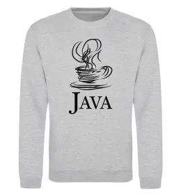Світшот Java Сірий меланж фото