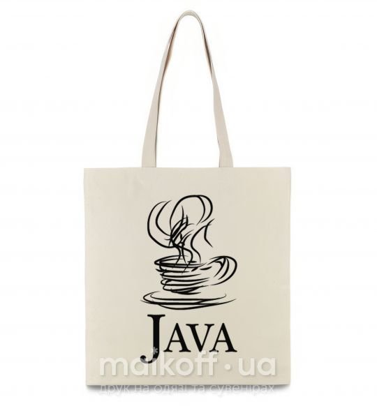 Эко-сумка Java Бежевый фото
