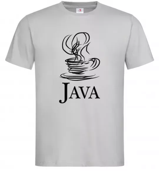Мужская футболка Java Серый фото