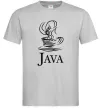 Мужская футболка Java Серый фото