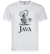 Мужская футболка Java Белый фото