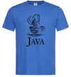 Мужская футболка Java Ярко-синий фото