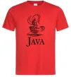 Мужская футболка Java Красный фото