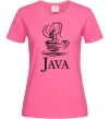 Женская футболка Java Ярко-розовый фото