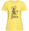 Женская футболка Java Лимонный фото