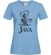 Женская футболка Java Голубой фото