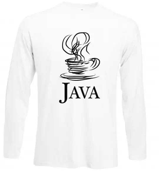 Лонгслів Java Білий фото