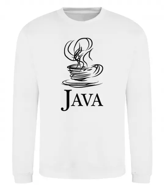 Світшот Java Білий фото