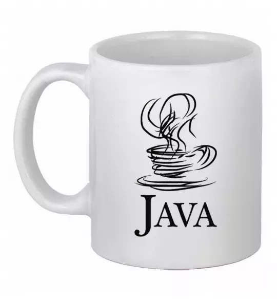 Чашка керамічна Java Білий фото