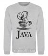 Свитшот Java Серый меланж фото