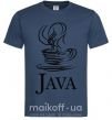 Чоловіча футболка Java Темно-синій фото