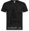 Чоловіча футболка Java Чорний фото