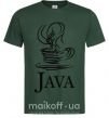 Чоловіча футболка Java Темно-зелений фото