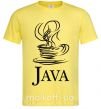 Чоловіча футболка Java Лимонний фото