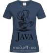 Жіноча футболка Java Темно-синій фото