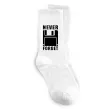 Носки Never forget Белый фото