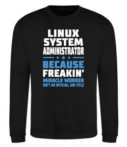 Свитшот Linux system administrator