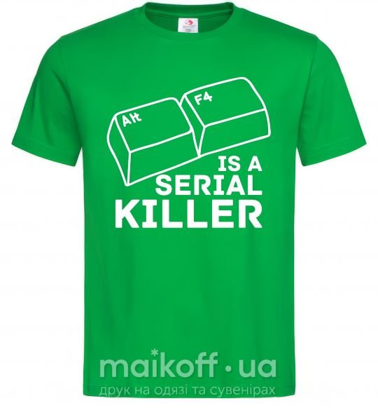 Чоловіча футболка Alt F4 - serial killer Зелений фото