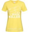 Женская футболка Alt F4 - serial killer Лимонный фото