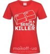 Женская футболка Alt F4 - serial killer Красный фото