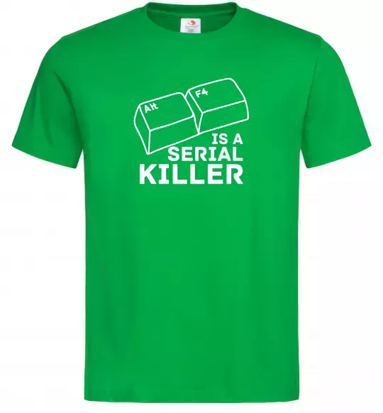 Чоловіча футболка Alt F4 - serial killer Зелений фото