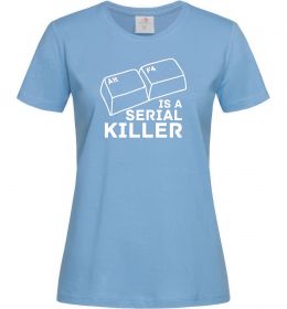 Женская футболка Alt F4 - serial killer