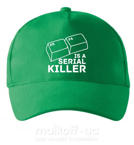 Кепка Alt F4 - serial killer Зеленый фото