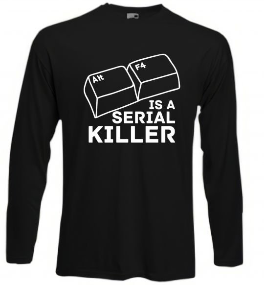 Реглан Alt F4 - serial killer Чорний фото