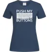 Жіноча футболка Push my buttons Темно-синій Жіноча футболка Push my buttons Темно-синій фото