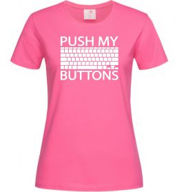 Женская футболка Push my buttons Женская футболка Push my buttons