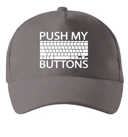 Кепка Push my buttons Сірий фото
