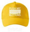 Кепка Push my buttons Солнечно желтый фото