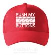 Кепка Push my buttons Красный фото