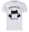 Мужская футболка Bat cat Белый фото