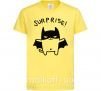 Детская футболка Bat cat Лимонный фото