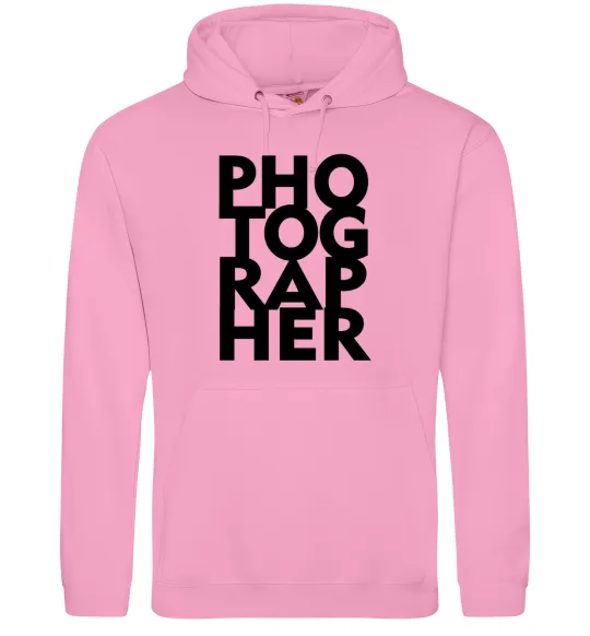 Жіноча толстовка (худі) Photographer Рожевий фото