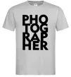 Мужская футболка Photographer Серый Мужская футболка Photographer Серый фото