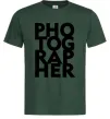 Мужская футболка Photographer Темно-зеленый Мужская футболка Photographer Темно-зеленый фото
