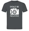 Мужская футболка Don't be negative Графит Мужская футболка Don't be negative Графит фото