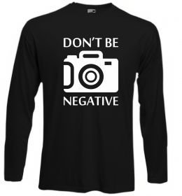 Лонгслив Don't be negative