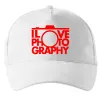Кепка I love photography Білий фото
