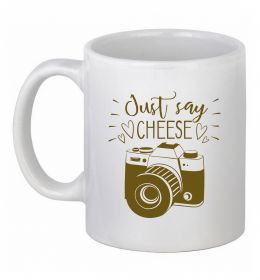 Чашка керамічна Just say cheese Чашка керамічна Just say cheese