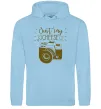 Чоловіча толстовка (худі) Just say cheese Блакитний фото