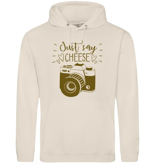 Женская толстовка (худи) Just say cheese Таш фото