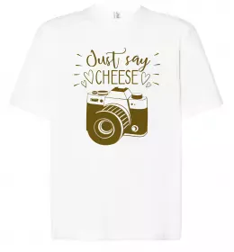 Футболка Оверсайз Професійно фотографую людей Белый фото